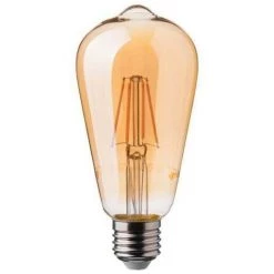 Ampoule à Led St64 V-tac 6w E27 2200k Ambre Vt-1966-n- 4362 -214362