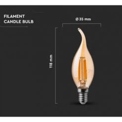 V-tac Ampoule Led 4w E14 2200k Vt-1949-n- 7114-217114 -V-TAC Soldes 71614180 5