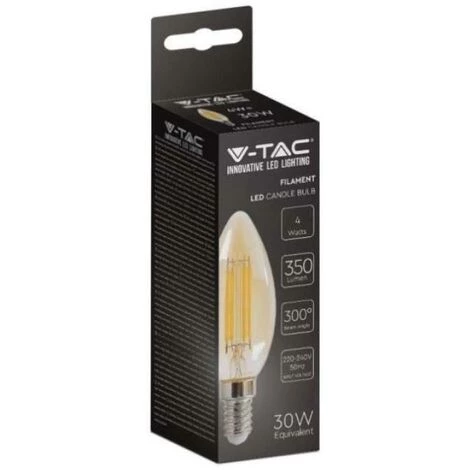 Ampoule Bougie Led V-tac 4w E14 2200k Vt-1955-n - 7113- 217113 2 Ampoule Bougie Led V-tac 4w E14 2200k Vt-1955-n - 7113- 217113 – Image 2