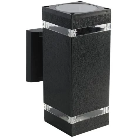 V-tac VT-968 Applique Extérieure Up/Down - E27 - Noir - IP44 - Carré 1 V-tac VT-968 Applique Extérieure Up/Down - E27 - Noir - IP44 - Carré