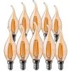 V-tac VT-1949 Lot De 10 Ampoules LED à Filament - E14 - 4W - 350 Lm - 2200K