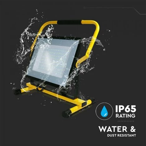 V-tac VT-109 Lampe De Travail / Lampe De Construction LED - 100W - 8000Lm - 6400K 3 V-tac VT-109 Lampe De Travail / Lampe De Construction LED - 100W - 8000Lm - 6400K – Image 3