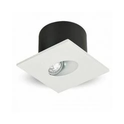 V-TAC VT-1109SQ Spot Led 3W Encastrable Carré Blanc Pour Escaliers Blanc Chaud 3000K - Sku 1209 -V-TAC Soldes 7595861 3
