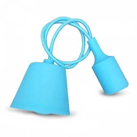 V-TAC E27 Decoration Pendant Holder 1MT - Mod. VT-7228 SKU 3482 - Blue Clair 1 V-TAC E27 Decoration Pendant Holder 1MT - Mod. VT-7228 SKU 3482 - Blue Clair