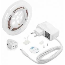 Bande Strip LED Bedlight V-TAC SMD2835 2.8W 260LM 1.2M Avec Capteur PIR - Lit Simple Dimmable VT-8067 – SKU 2549 Blanc Neutre 4000K
