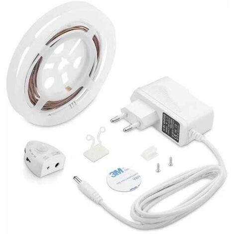 Bande Strip LED Bedlight V-TAC SMD2835 2.8W 260LM 1.2M Avec Capteur PIR - Lit Simple Dimmable VT-8067 – SKU 2549 Blanc Neutre 4000K 1 Bande Strip LED Bedlight V-TAC SMD2835 2.8W 260LM 1.2M Avec Capteur PIR - Lit Simple Dimmable VT-8067 – SKU 2549 Blanc Neutre 4000K