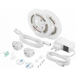 Bande Strip LED Bedlight V-TAC SMD2835 2.8W 260LM 1.2M Avec Capteur PIR - Lit Double Dimmable VT-8068 – SKU 2551 Blanc Neutre 4000K