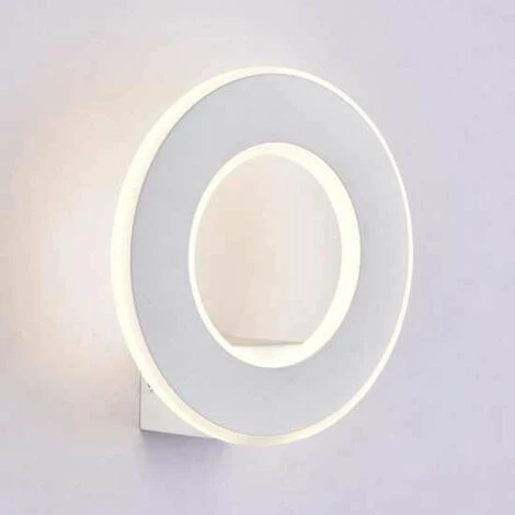 V-TAC VT-710 Applique Murale LED 9W Blanc Chaud 3000K Corps Aluminium Rond Blanc IP20 - SKU 8225 1 V-TAC VT-710 Applique Murale LED 9W Blanc Chaud 3000K Corps Aluminium Rond Blanc IP20 - SKU 8225