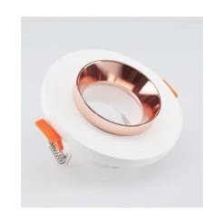 V-TAC VT-862-MRP Plafond Rond Plâtre Avec Bague En Or Rose Mat Pour Led GU10-GU5.3 - SKU 3123 -V-TAC Soldes 7597076 3