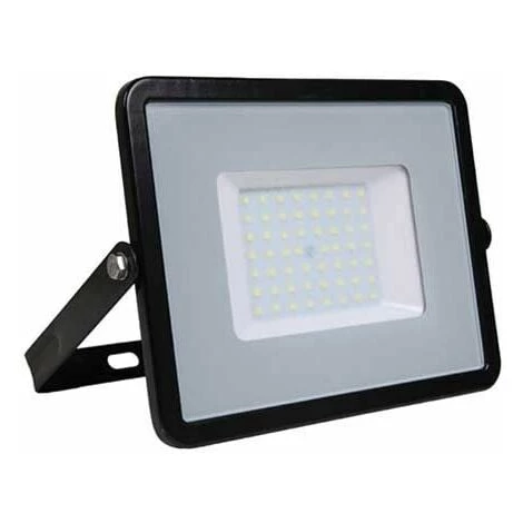 V-TAC PRO VT-50 Projecteur LED 50W Slim Noir Chip Samsung SMD Blanc Froid 6400K - SKU 408 1 V-TAC PRO VT-50 Projecteur LED 50W Slim Noir Chip Samsung SMD Blanc Froid 6400K - SKU 408