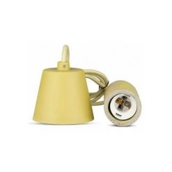 Suspension Luminaire Pour Ampoule LED E27 Concrete Jaune Vt-7668 V-TAC -V-TAC Soldes 7915044 3
