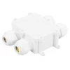 V-TAC VT-871 Boîtier De Dérivation 4PIN Blanc Pvc étanche IP68 Avec Bloc De Bornes - SKU 5983