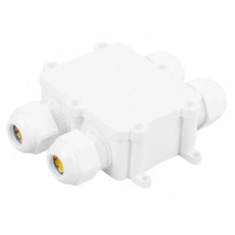 V-TAC VT-871 Boîtier De Dérivation 4PIN Blanc Pvc étanche IP68 Avec Bloc De Bornes - SKU 5983 1 V-TAC VT-871 Boîtier De Dérivation 4PIN Blanc Pvc étanche IP68 Avec Bloc De Bornes - SKU 5983