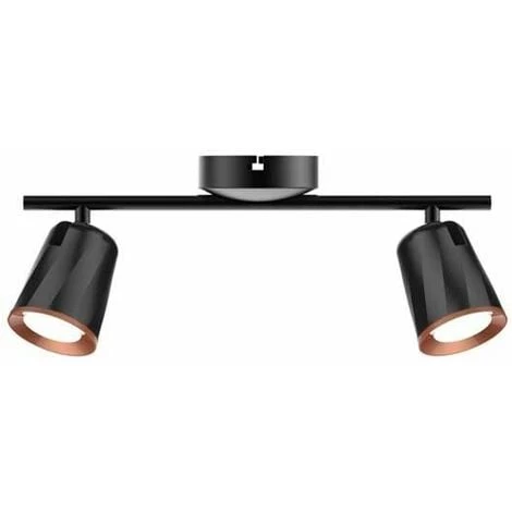 V-TAC VT-812 Applique Murale LED 2x6W Double Tête Noir Corps Rotatif Blanc Chaud 3000K IP20 - SKU 8255 1 V-TAC VT-812 Applique Murale LED 2x6W Double Tête Noir Corps Rotatif Blanc Chaud 3000K IP20 - SKU 8255