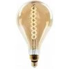 V-Tac VT-2138D LED Ampoule 8W Vintage Xl A160 Double Filament Spiral Verre Ambre E27 2200K Dimmable – SKU 7461