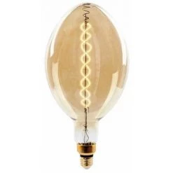 V-Tac VT-2178D LED Ampoule 8W Vintage Xl BF180 Filaments Droit Verre Ambre E27 2000K Dimmable – SKU 7464